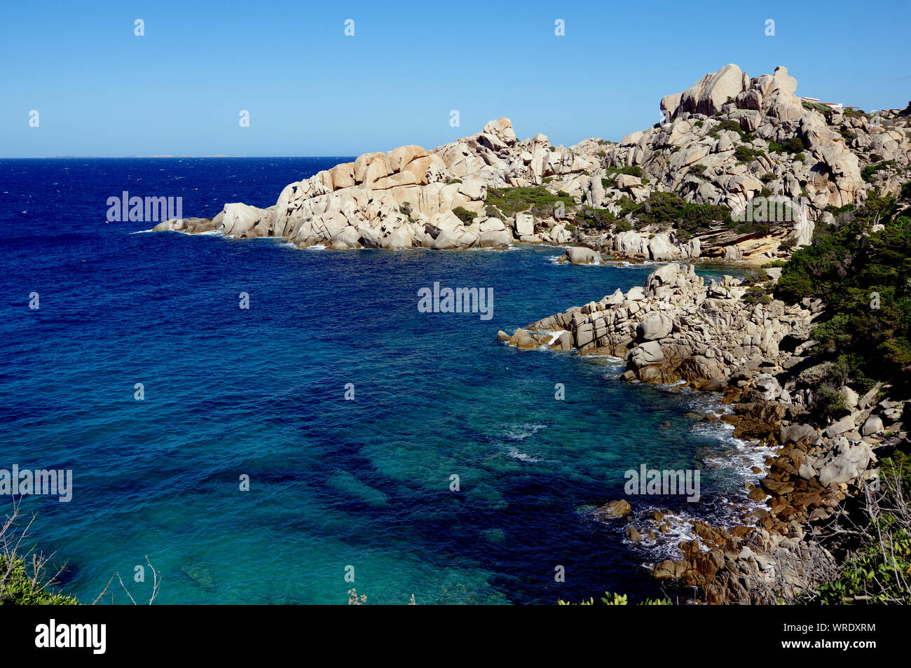 Santa Teresa Gallura, Sardinien, Italien. Cala Spinosa Bay Stockfoto