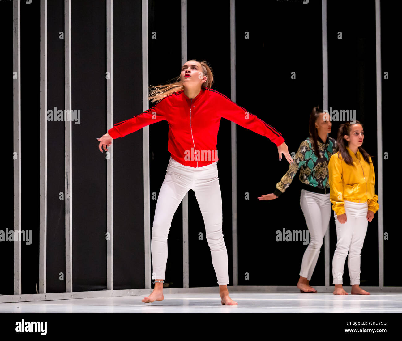 Eine Belfast Gebet, Tanz von Oona Docherty mit Leith hip-hop Dance Collective Haus von Jack, der Zucker Armee, Edinburgh International Festival Stockfoto