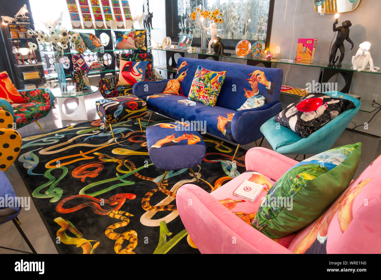 10 Corso Como ist ein hochwertiges Designer Store im South Street Seaport, NYC, USA Stockfoto