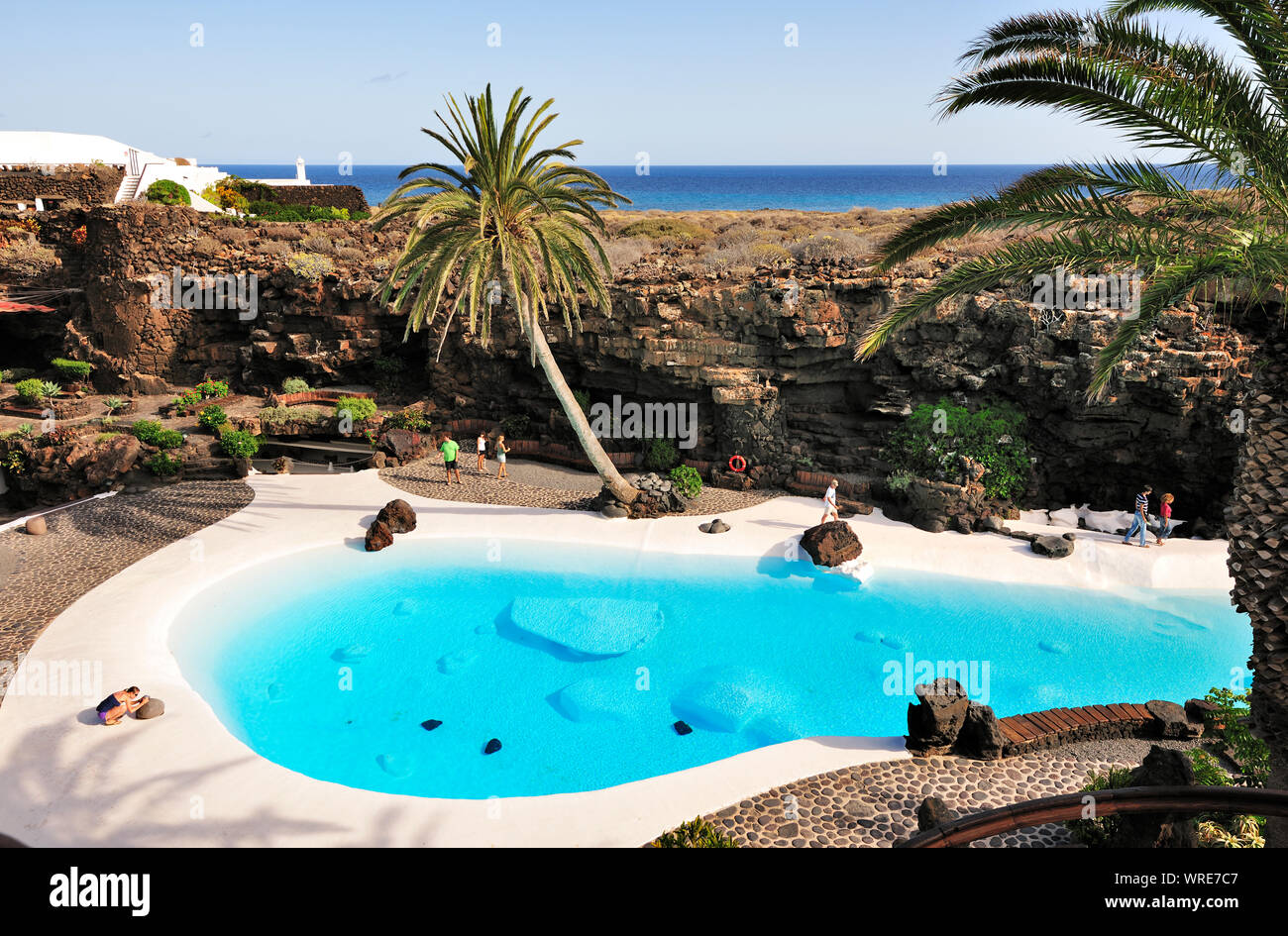 Jameos del Agua (Cesar Manrique). Lanzarote, Kanarische Inseln, Spanien Stockfoto