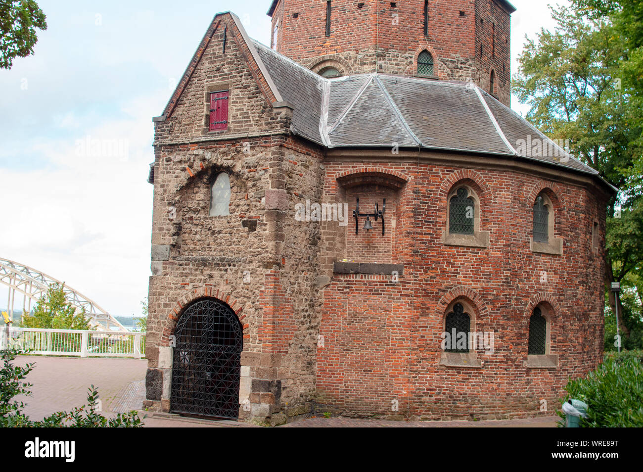 Sankt Nikolaus Kapelle am Valkhof Park, Nijmegen, Niederlande Stockfoto