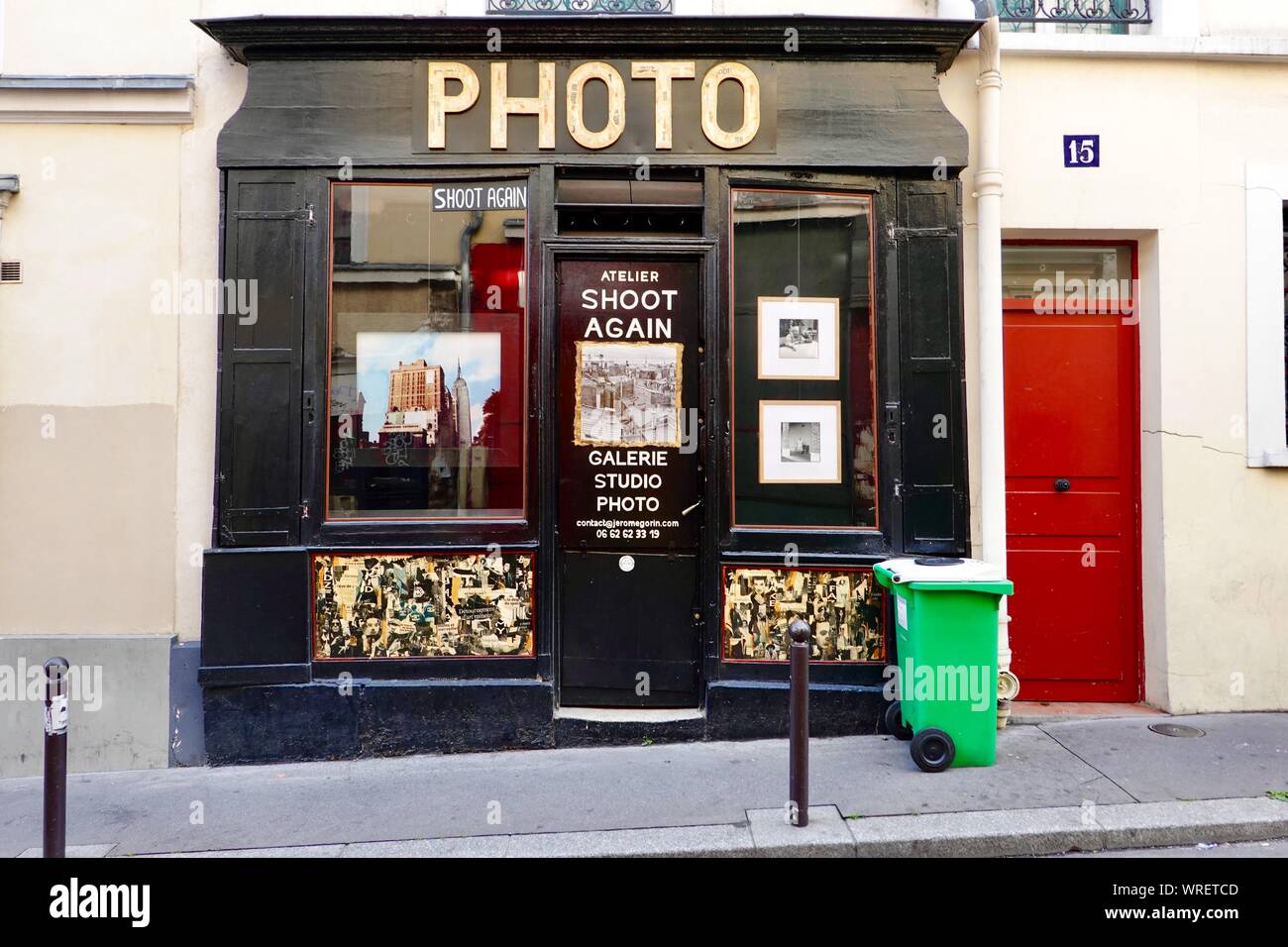 L'Atelier Shoot Again in the 10. Arrondissement, rue Sainte-Marthe, Paris, France. BHZ Stockfoto