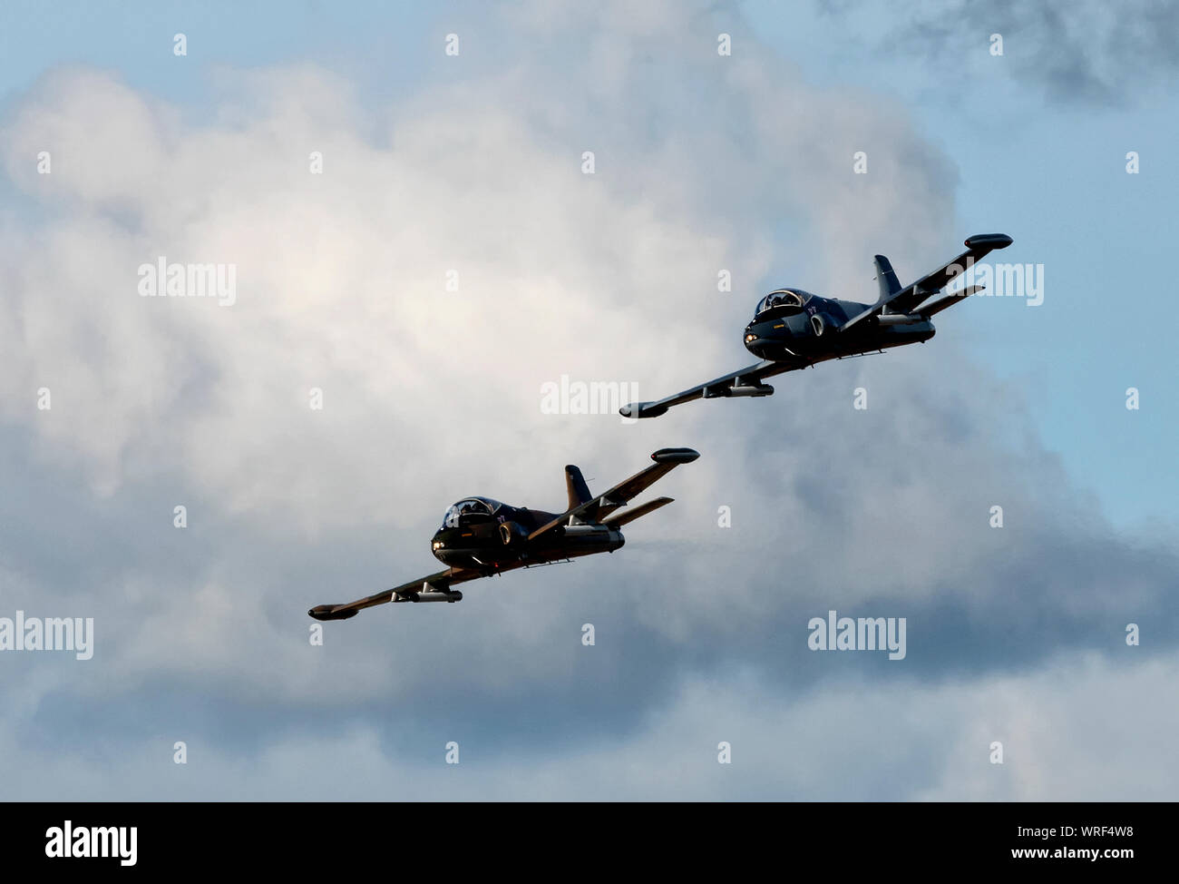 Die Strikemaster Paar durchführen an den 2019 Southport, Merseyside, UK Stockfoto