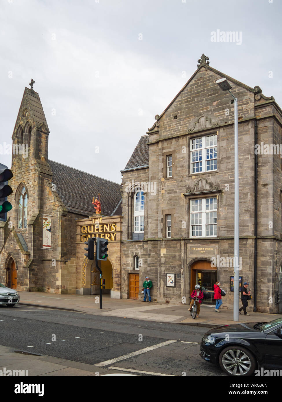 Die Galerie der Königin im Palast von Holyroodhouse in Edinburgh, Schottland, Großbritannien. Stockfoto