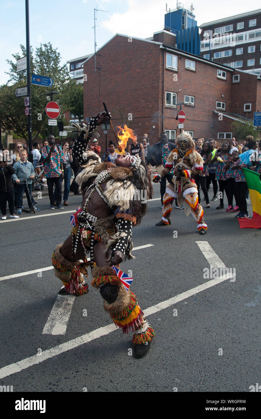 Hackney West Indian Karneval London Stockfoto