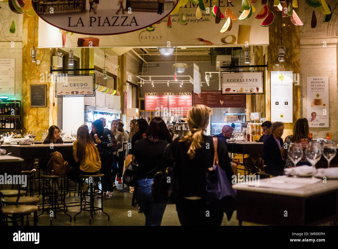 Juni 8th, 2018: Innenraum Eataly NYC Flatiron, Manhattan, New York City, New York, United States Stockfoto