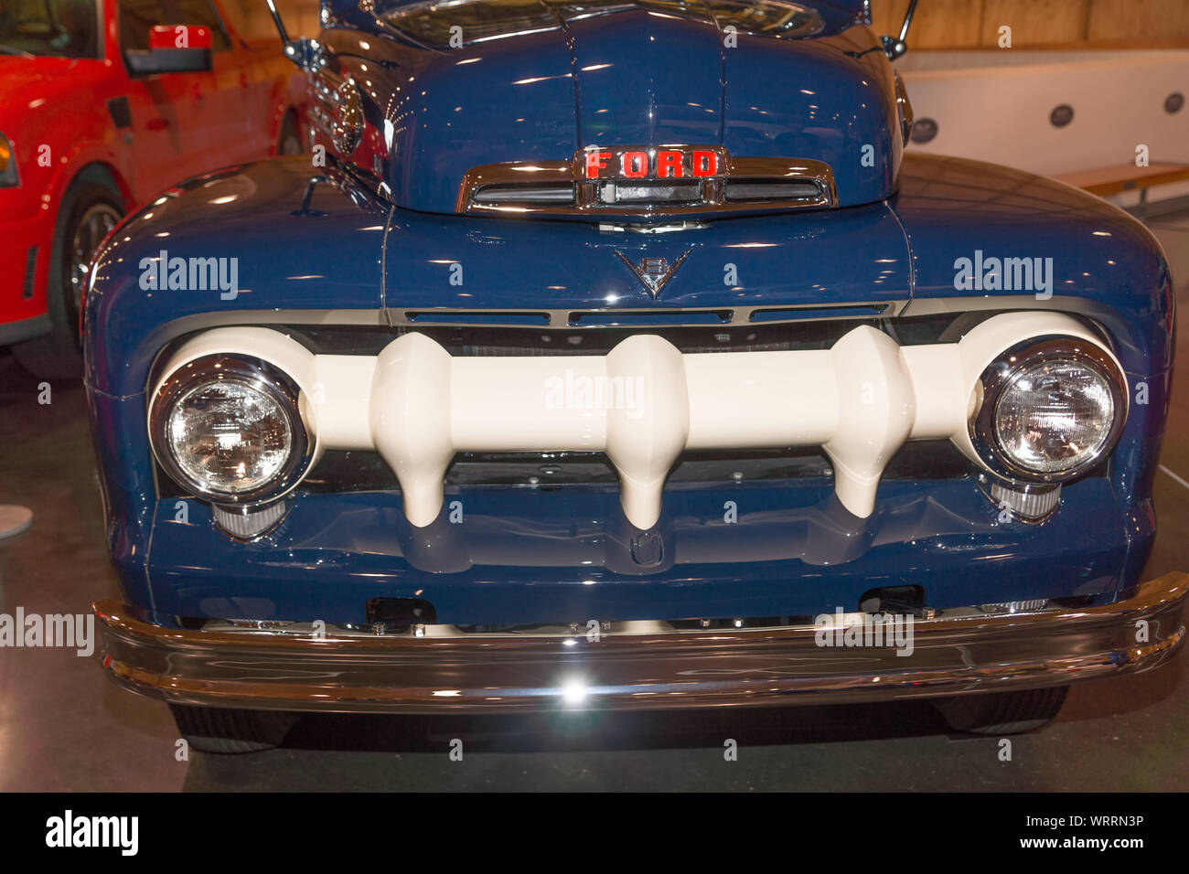 1951 Ford F-1, 4X4 Ranger, die auf der amerikanischen Auto Museum, Tacoma, Washington. Tacoma, Washington. 9. Mai, 2015 Stockfoto