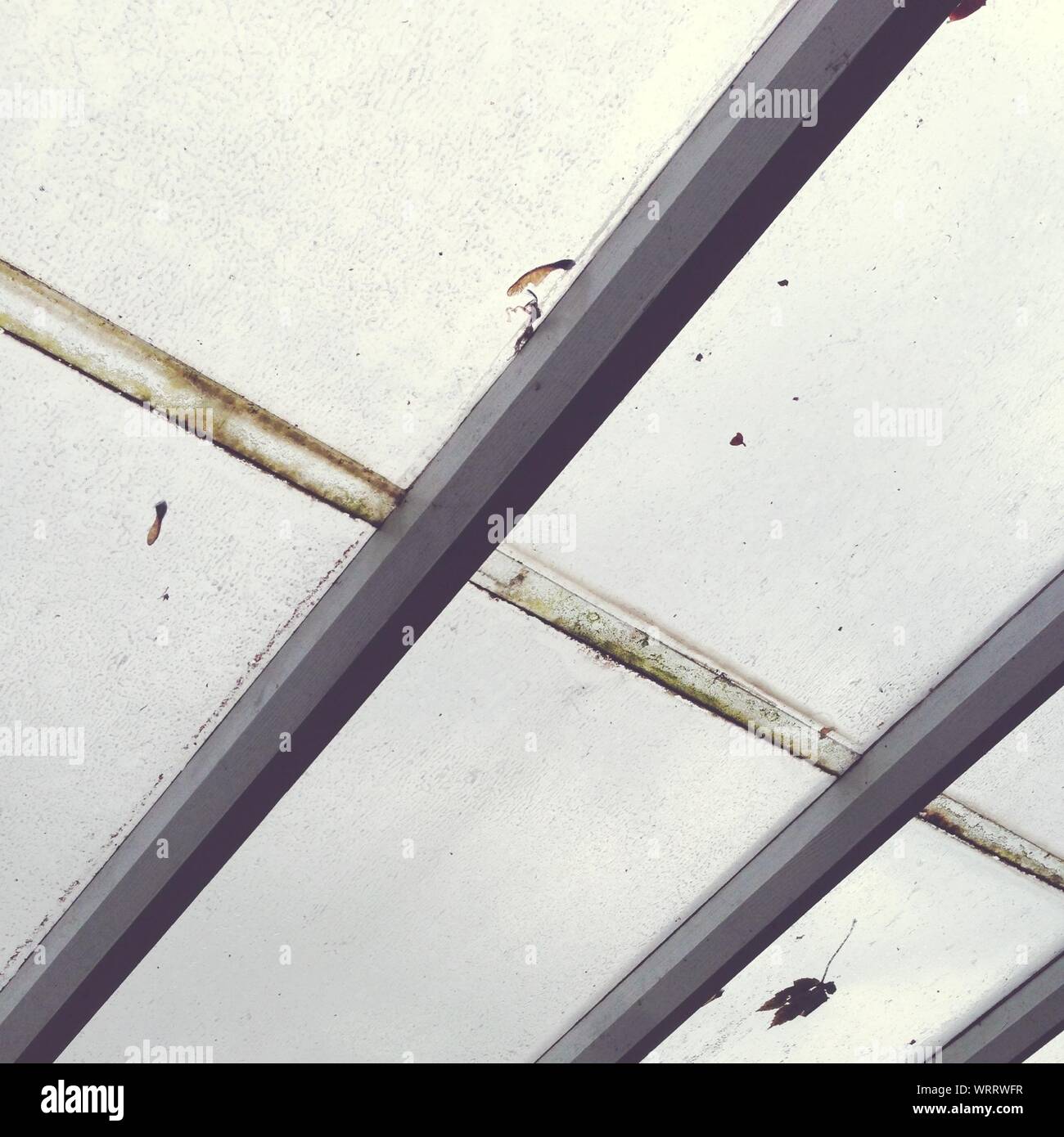 Full Frame Geschossen von alten Dach Stockfoto