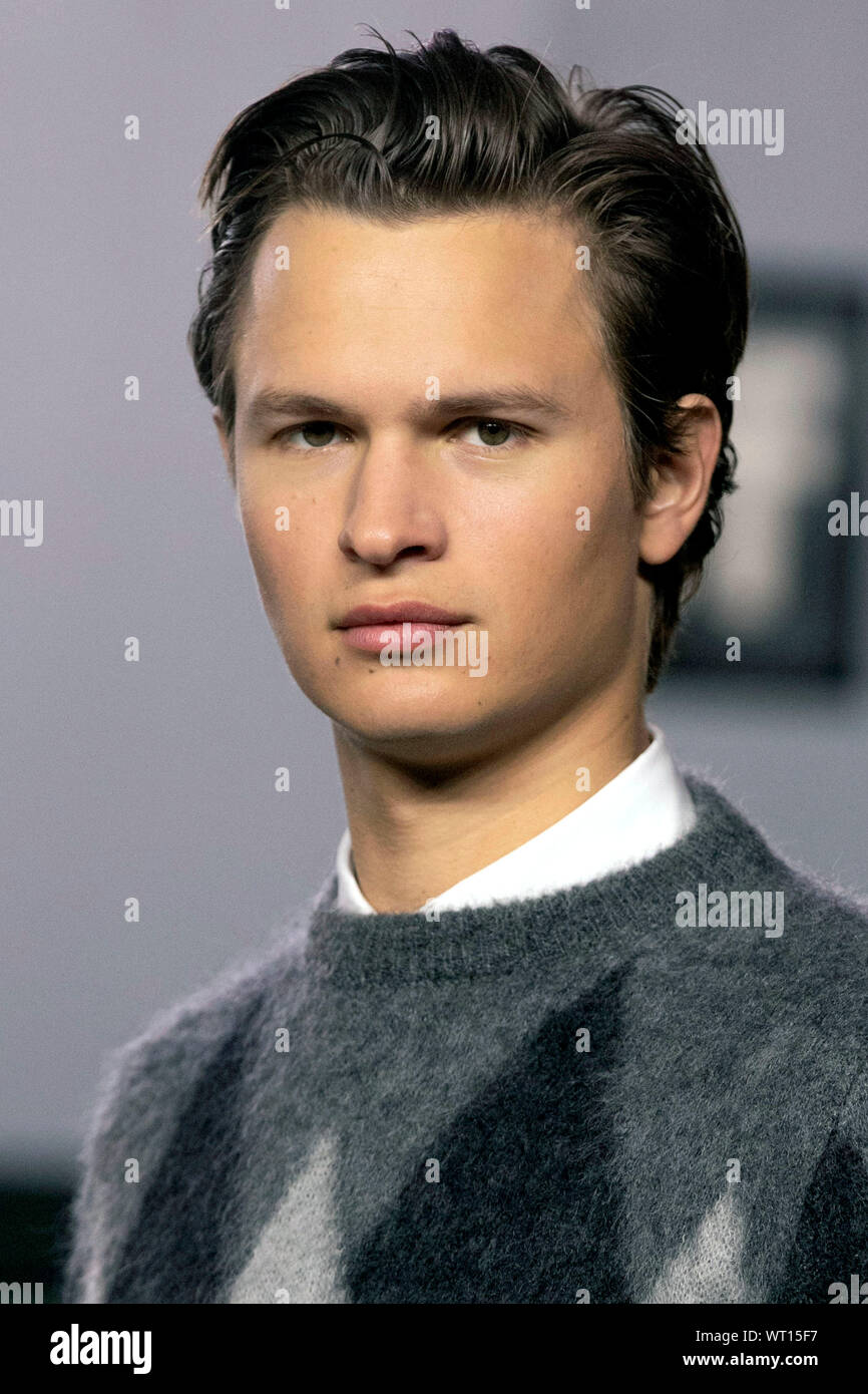 Ansel Elgort die Teilnahme an ' der Stieglitz'' Pressekonferenz während der 44Th Toronto International Film Festival in TIFF Bell Lightbox am 8. September 2019 in Toronto, Kanada. Stockfoto