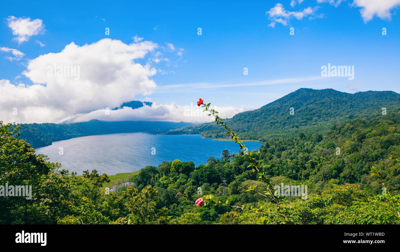 Schone Sicht Auf Den See Danau Buyan Bali Populare Touristische Ort Bedugul Dorf Im Tropischen Bergregenwald Sommer Urlaub Reiseziele Stockfotografie Alamy