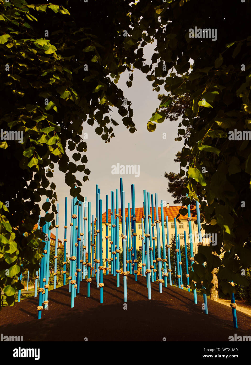 Klettern Spielplatz Stockfoto