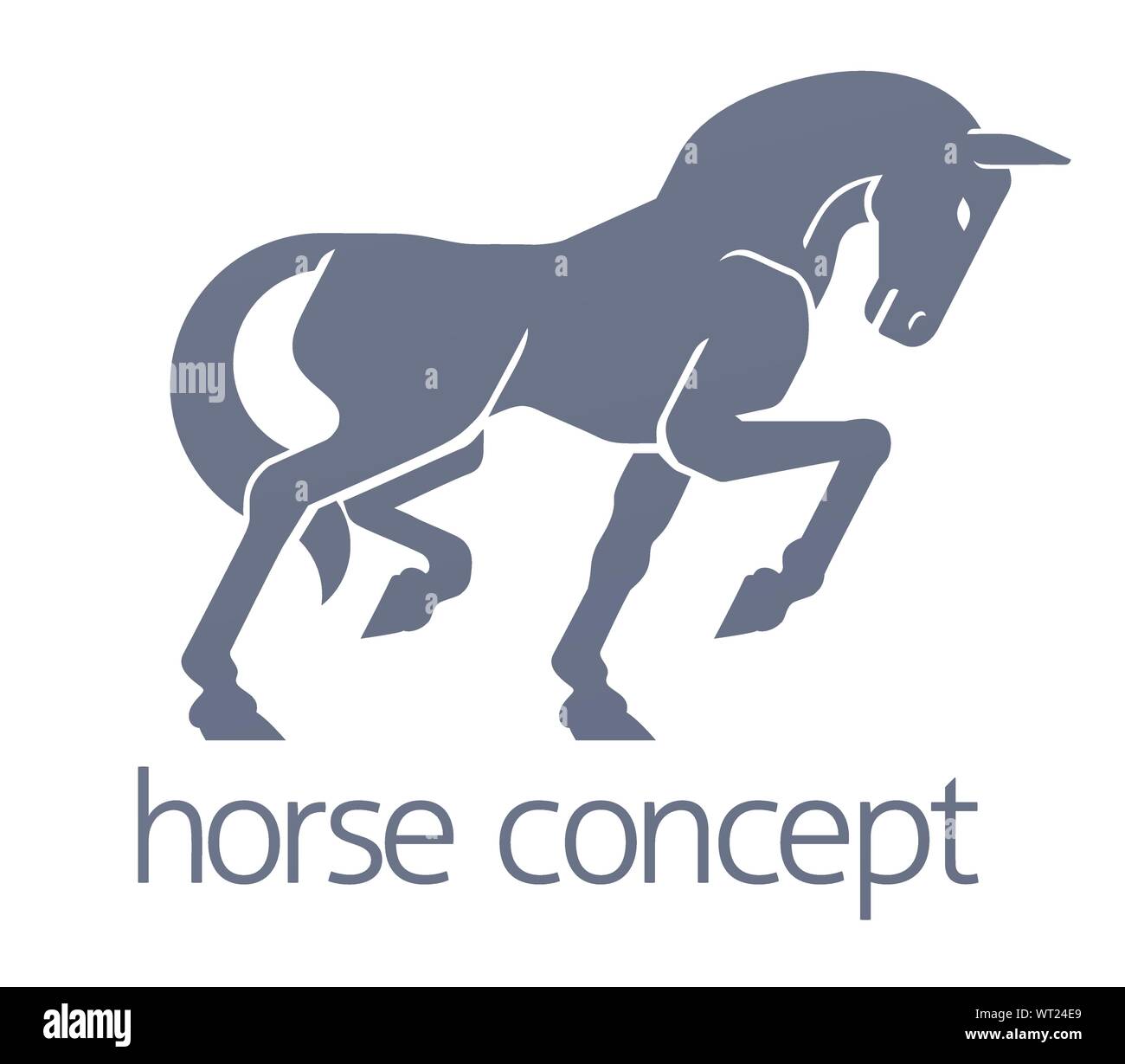 Pferd Konzept Stock Vektor