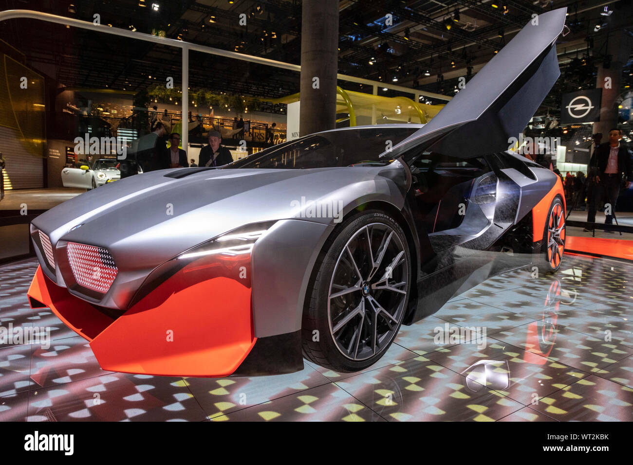 BMW Vision M nächsten Plug-in-Hybrid auf der IAA 2019 in Frankfurt Stockfoto