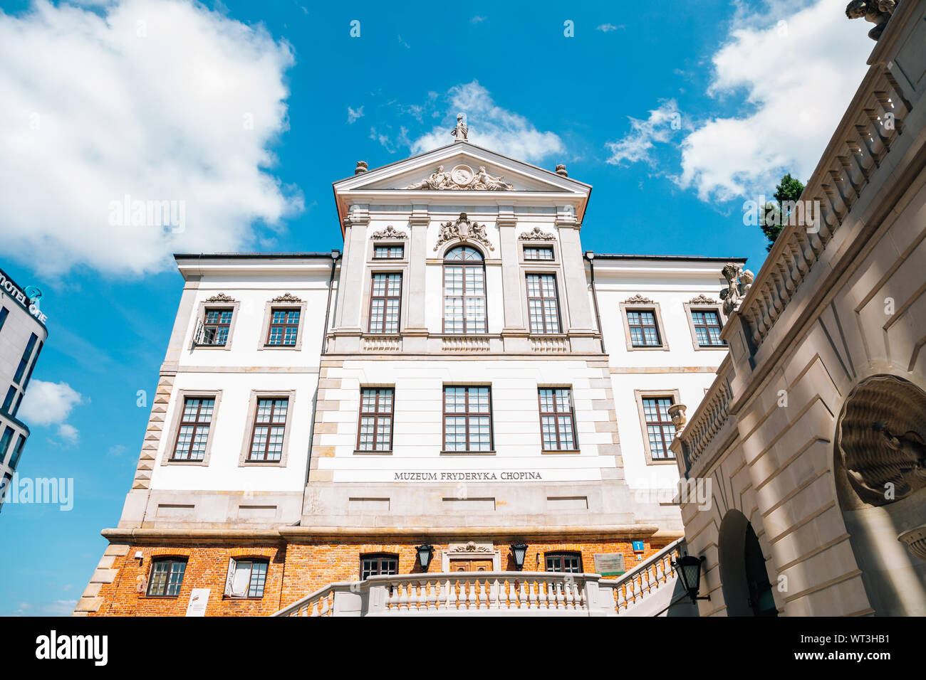 Warschau, Polen - 14. Juni 2019: Fryderyk Chopin Museum Stockfoto