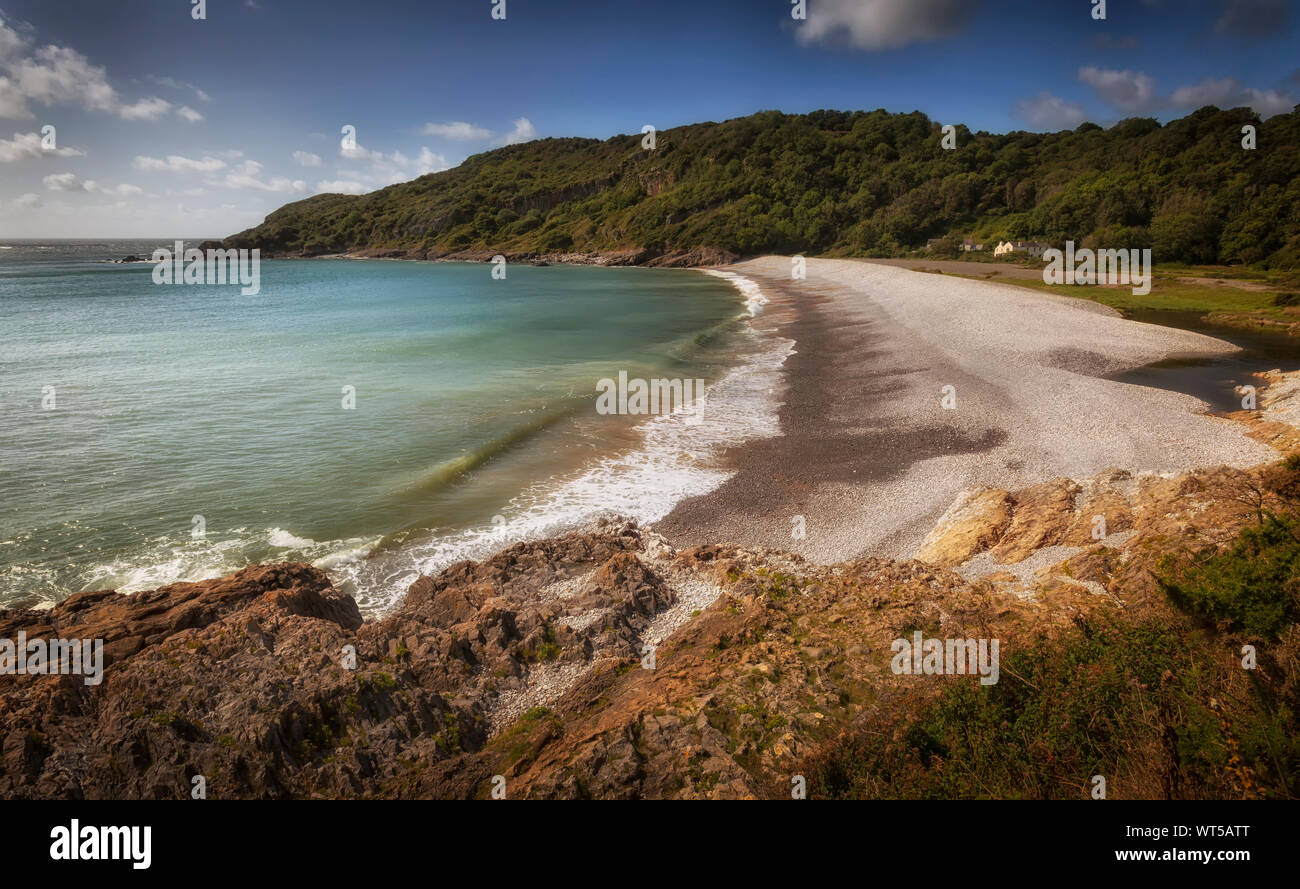 Pwll Du Bucht auf der Halbinsel Gower Stockfoto