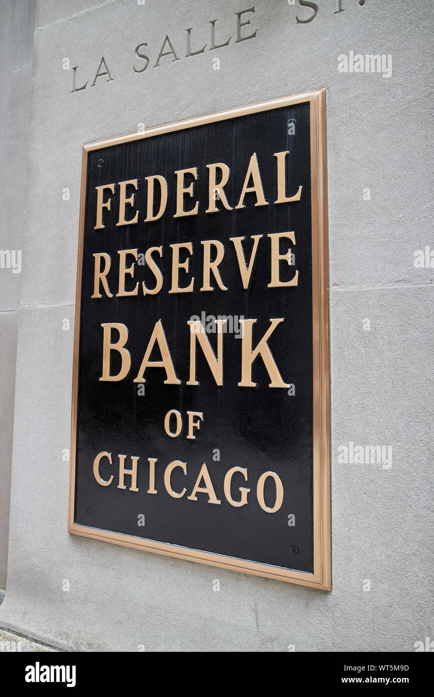 Die Federal Reserve Bank of Chicago Illinois USA Stockfoto