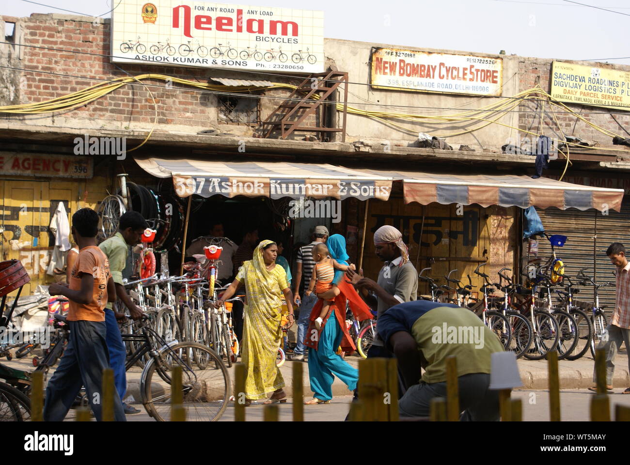 Old Delhi, Varanasi, Indien Stockfoto