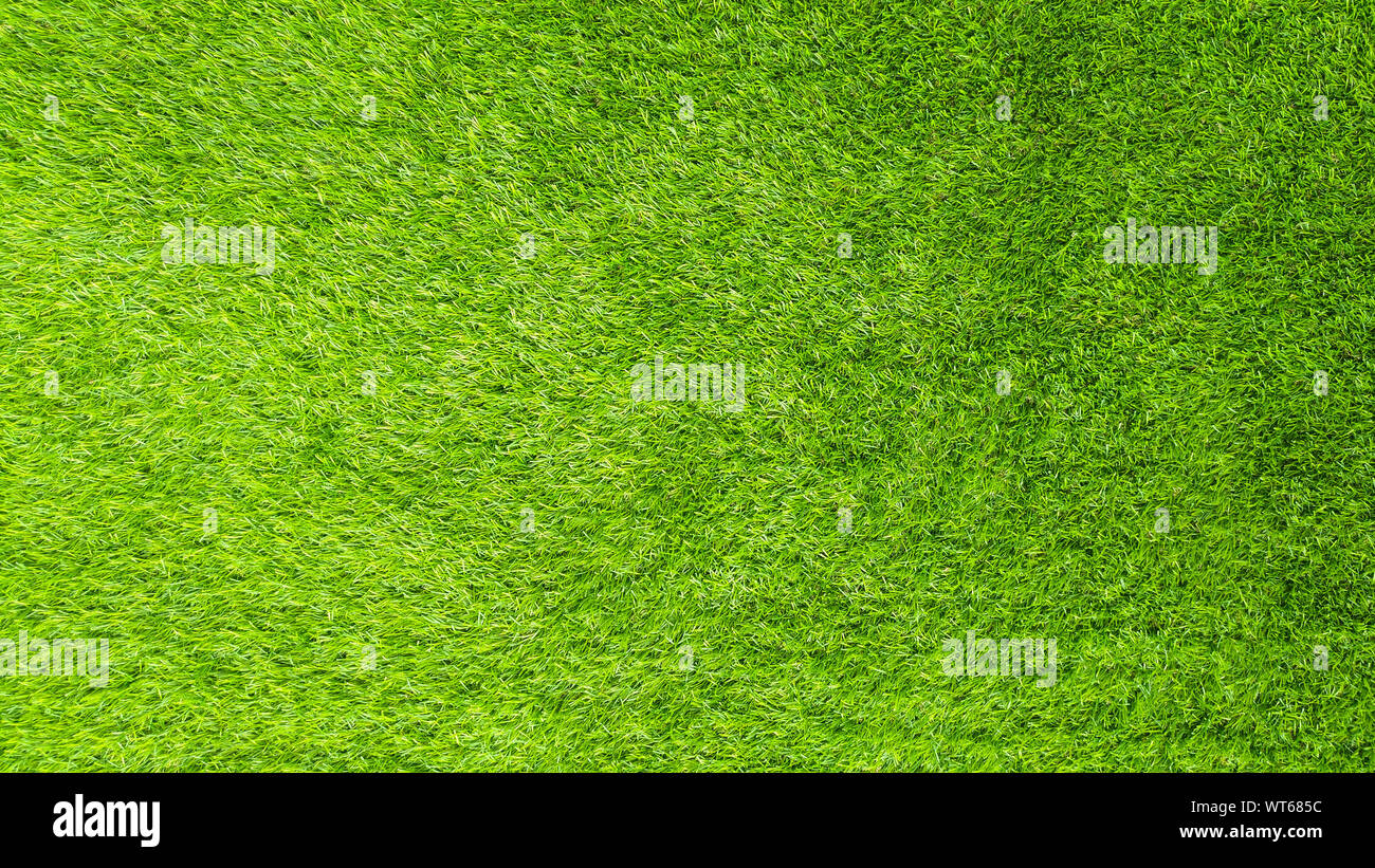 Die künstliche grüne Gras Muster Textur Hintergrund. Stockfoto