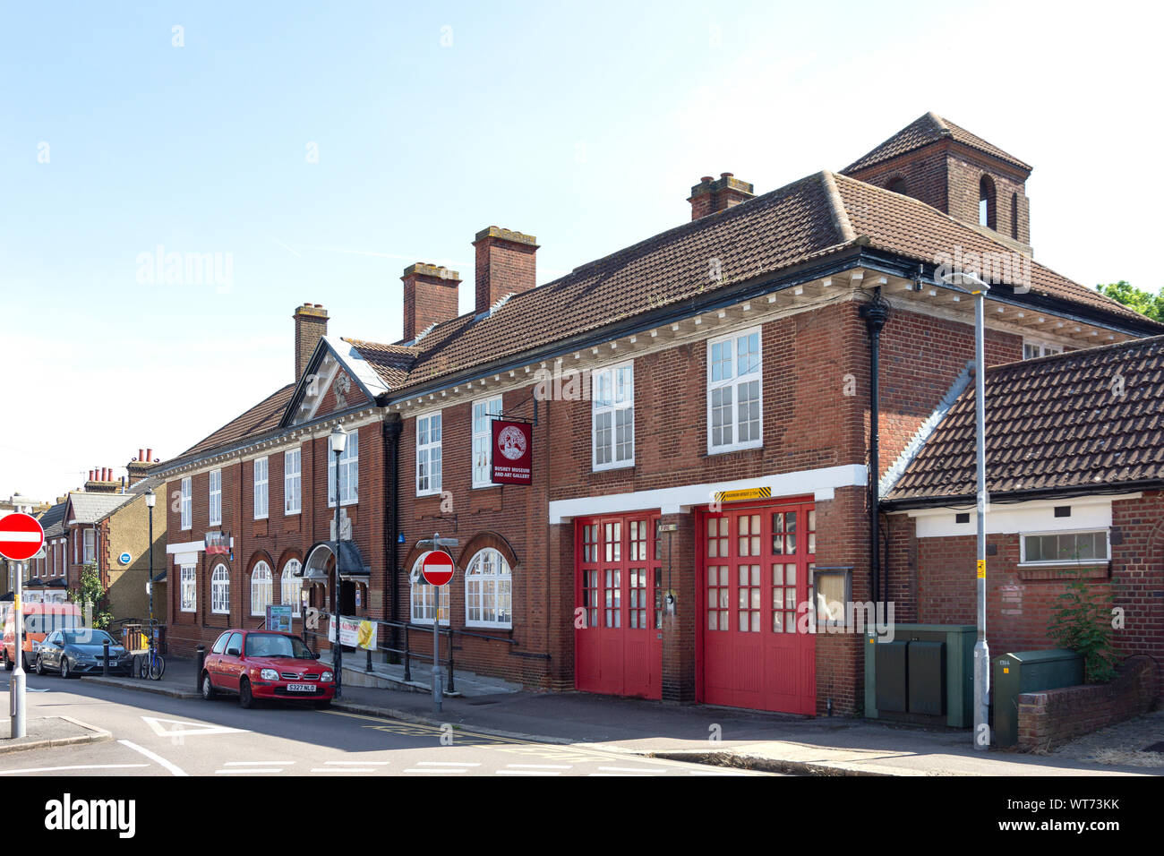 Bushey Museum und Kunstgalerie, Rudolph Road, Bushey, Hertfordshire, England, Vereinigtes Königreich Stockfoto