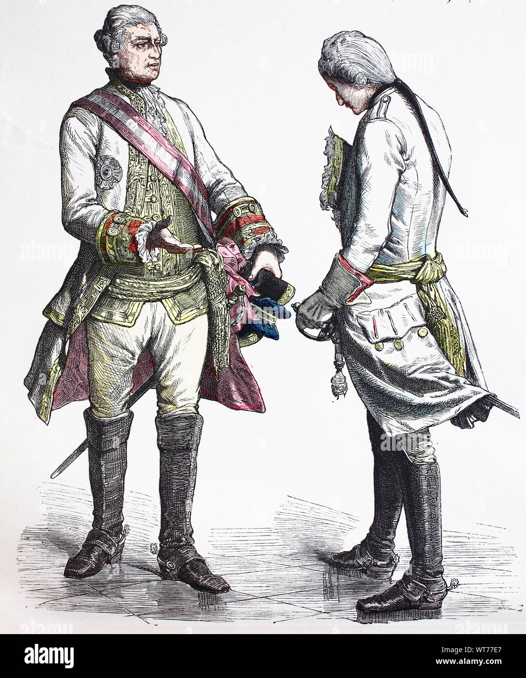 Nationale Kostüm, Kleidung, Geschichte der Kostüme, allgemeine und  Offizier, Österreich, 1750-1800, Volkstracht, Kleidung, der Kostüme,  Allgemeine und Offizier, Österreich, 1750-1800 Stockfotografie - Alamy