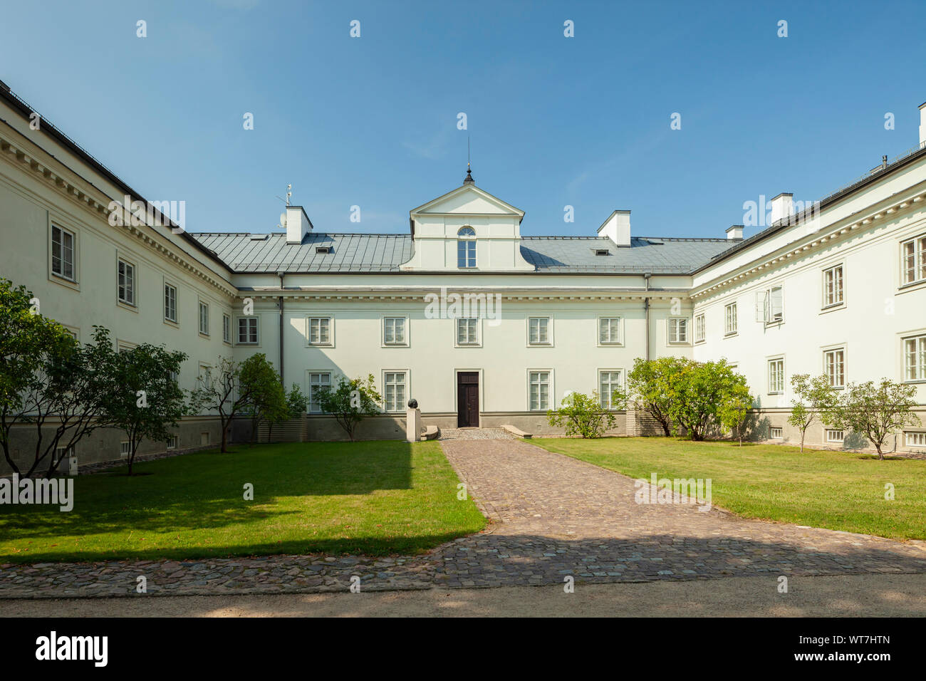 Morgen Sommer in Lazienki Park, Warschau, Polen. Stockfoto