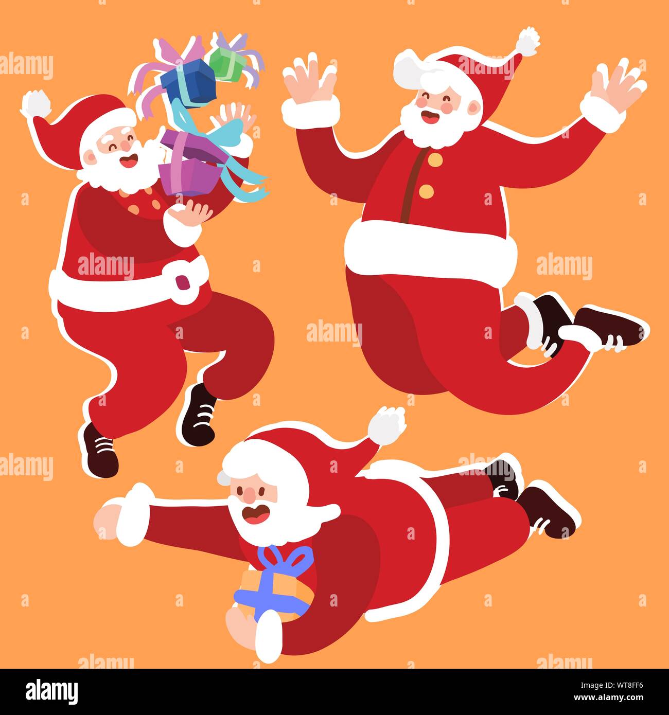 Santa claus cute Abbildung Stock Vektor