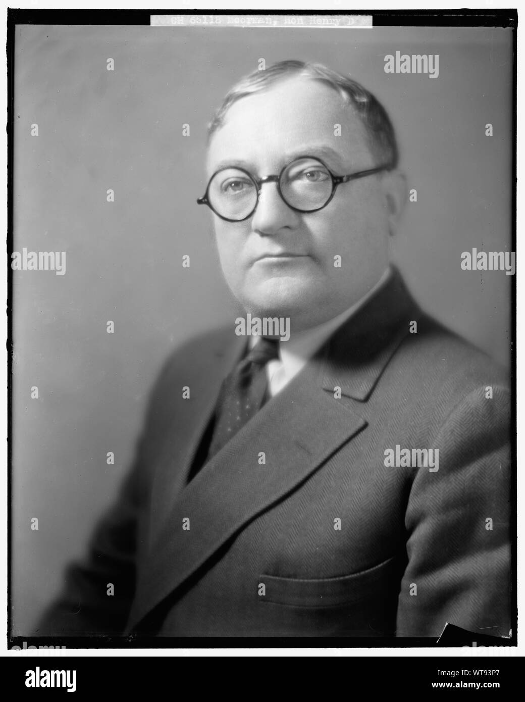 MOORMAN, Herrn Abgeordneten Henry D. Stockfoto