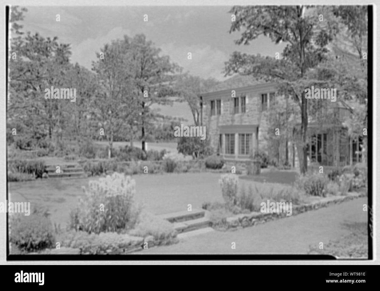 Medford G.B. Whelpley, Residenz auf Harris St., Bedford, New York. Stockfoto