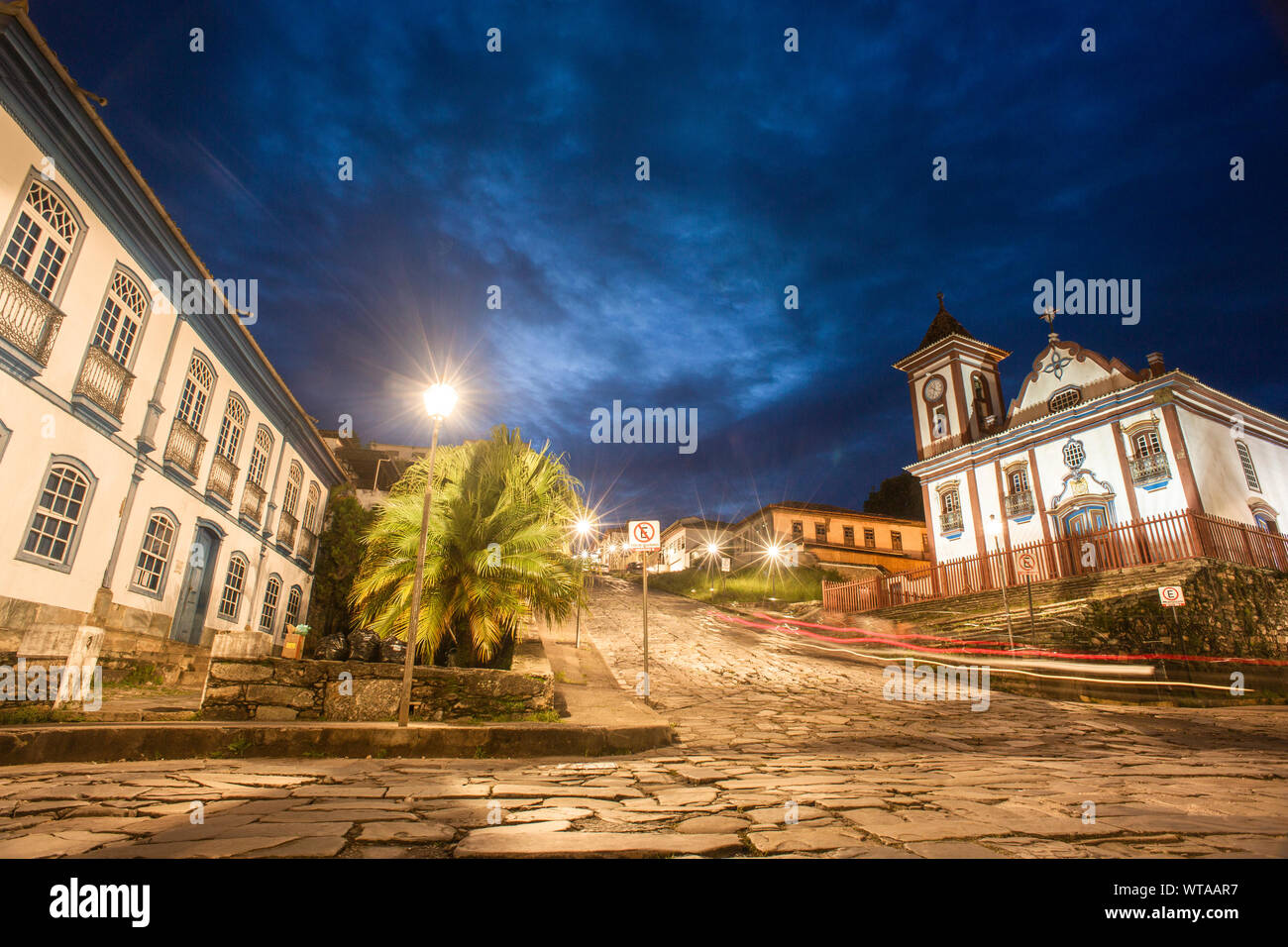 Koloniale Stadt Diamantina Stockfoto