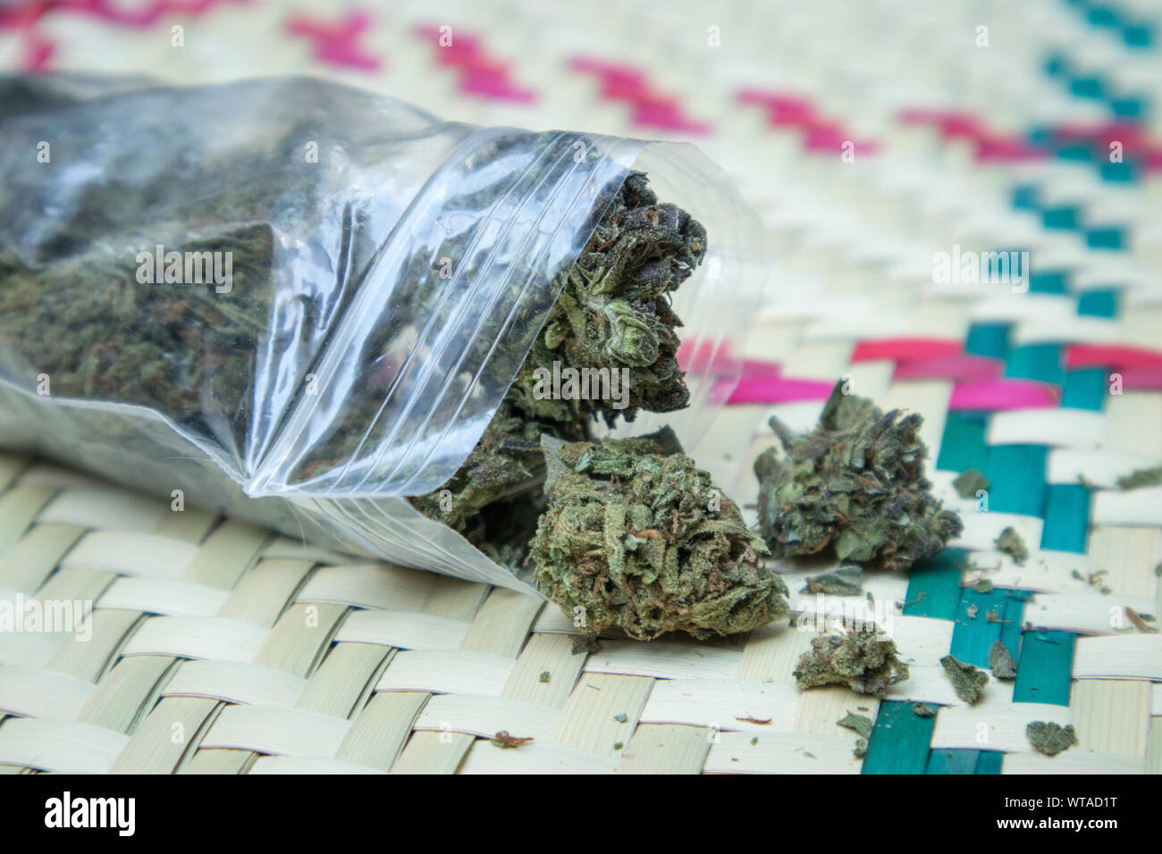 Marihuana in Mexiko Stockfoto