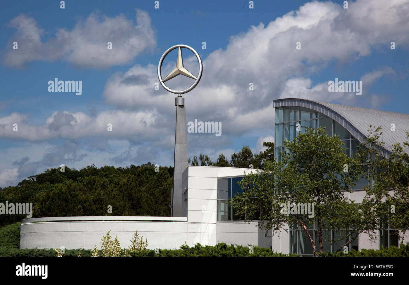 Mercedes-Benz U.S. International Werk in Tuscaloosa County, Alabama entfernt Stockfoto