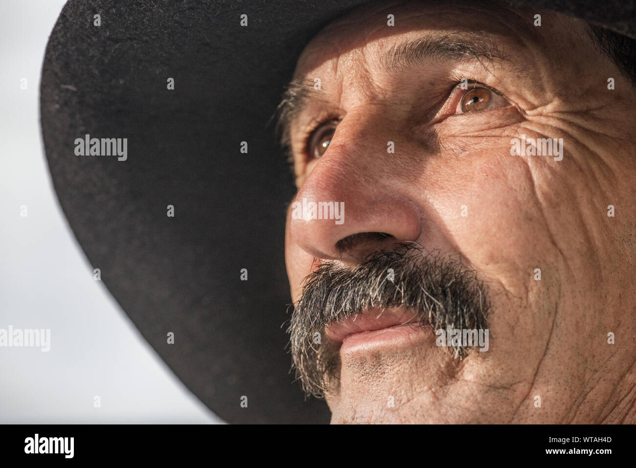 Porträt einer Gaucho, typisch Menschen aus Südafrika Brasilien Stockfoto