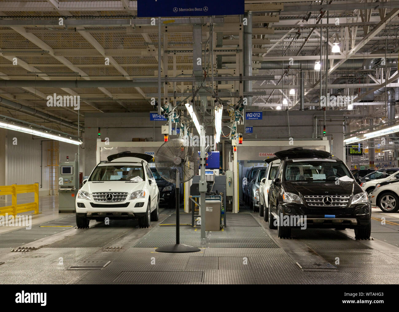 Mercedes-Benz U.S. International Werk in Tuscaloosa County, Alabama entfernt Stockfoto