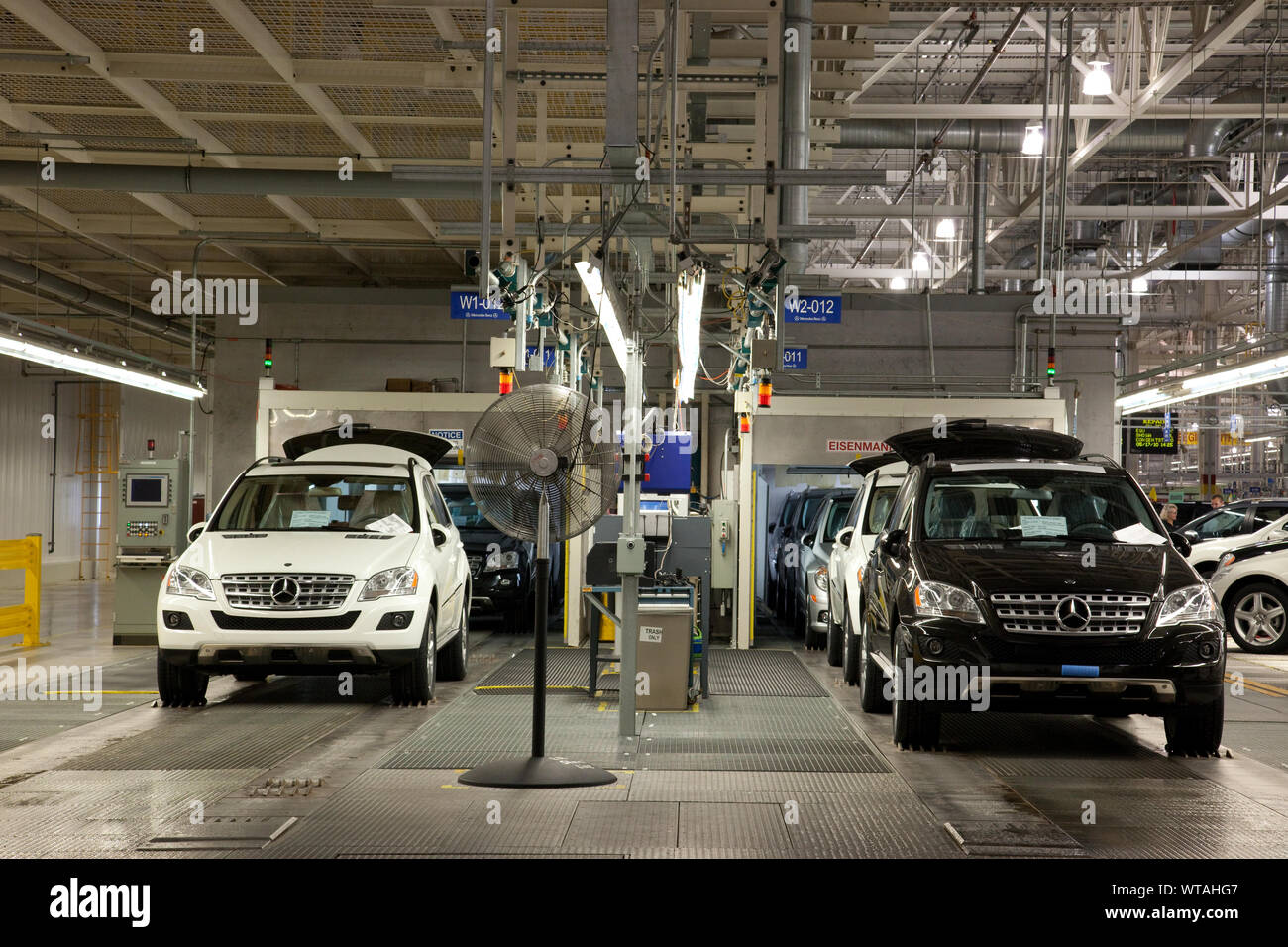 Mercedes-Benz U.S. International Werk in Tuscaloosa County, Alabama entfernt Stockfoto