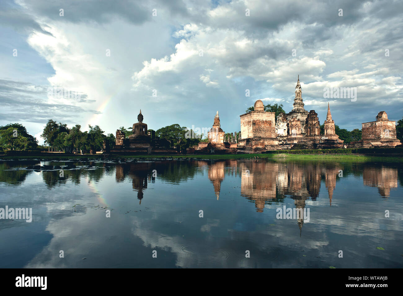 Sukhothai Historical Park Stockfoto