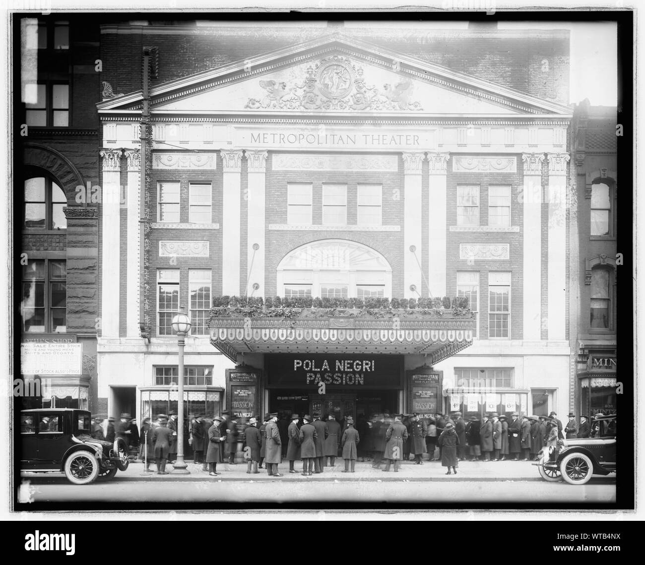 Metropolitan Theater Massen für Leidenschaft, die US-Titel für den deutschen Film Madame DuBarry (1919), Washington, D.C. Stockfoto