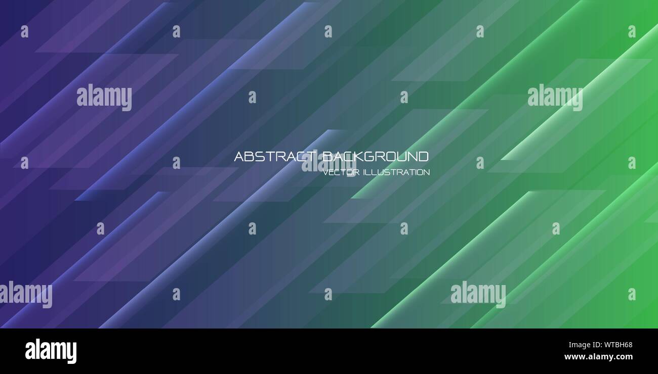 Abstrakt Blau grüne Linie geometrische Muster Design moderne futuristischen Hintergrund Vector Illustration. Stock Vektor