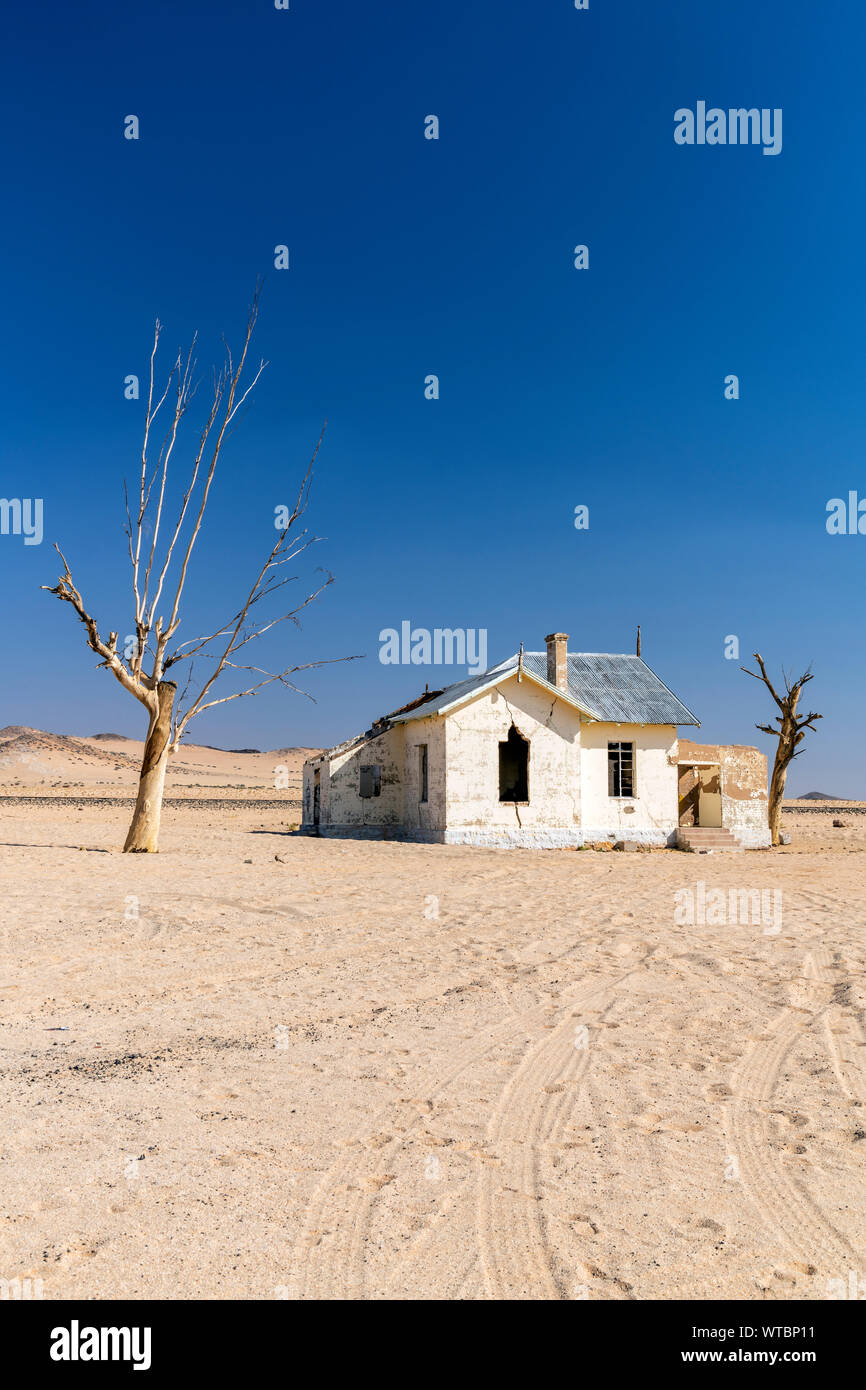 Ghost Bahnhof in der Nähe von Goageb, Namibia Stockfoto