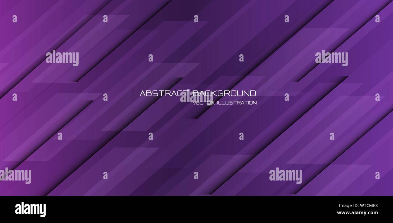 Abstrakte violett schwarz Linie geometrische Muster Design moderne futuristischen Hintergrund Vector Illustration. Stock Vektor