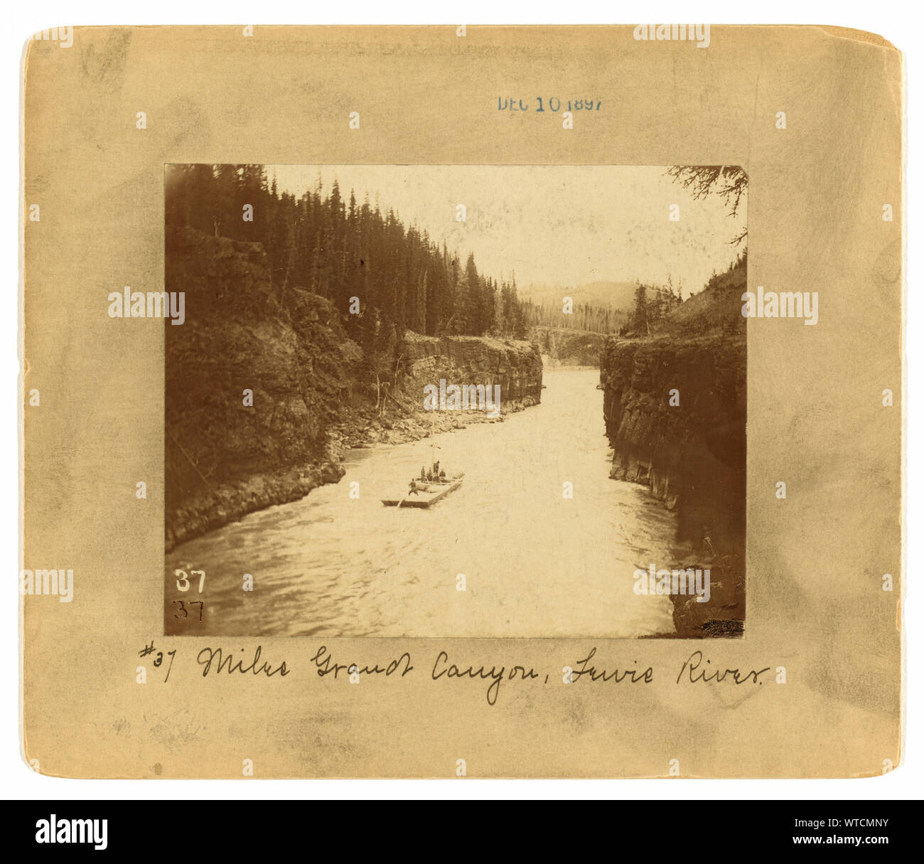 Meilen zum Grand Canyon, Lewis River Stockfoto