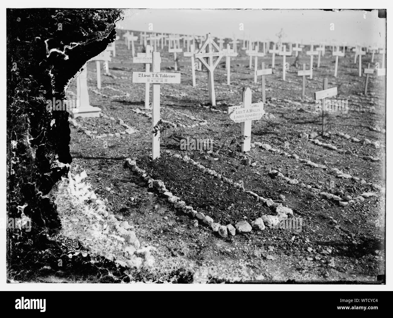 Soldatenfriedhof, Jerusalem. Stockfoto