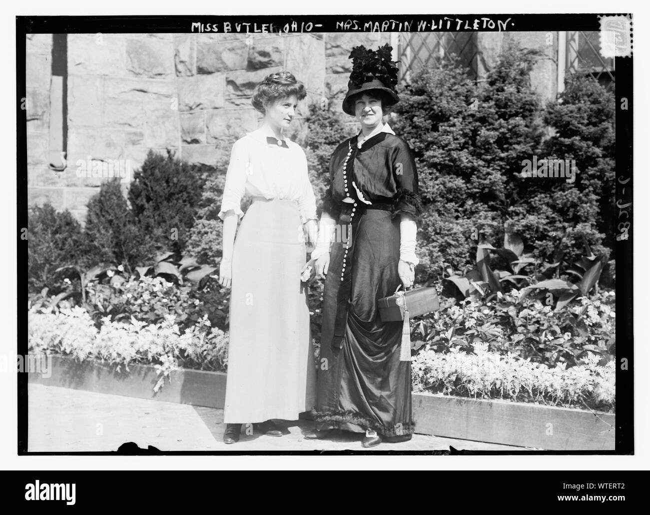 Miss Butler, Ohio & Frau Martin W. Littleton Stockfoto