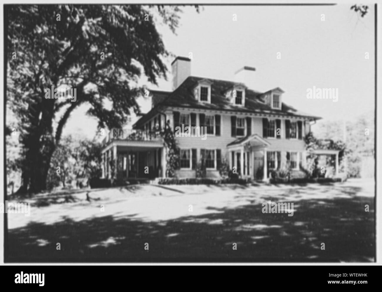 Miss Cornelia Horsford, Sylvester Manor, Residence in Shelter Island Heights, New York. Stockfoto