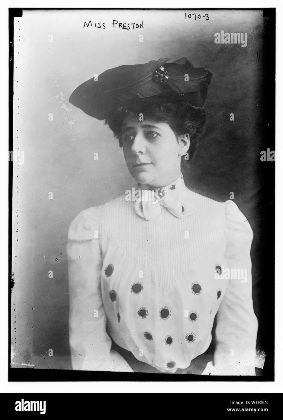 Miss Preston Stockfoto