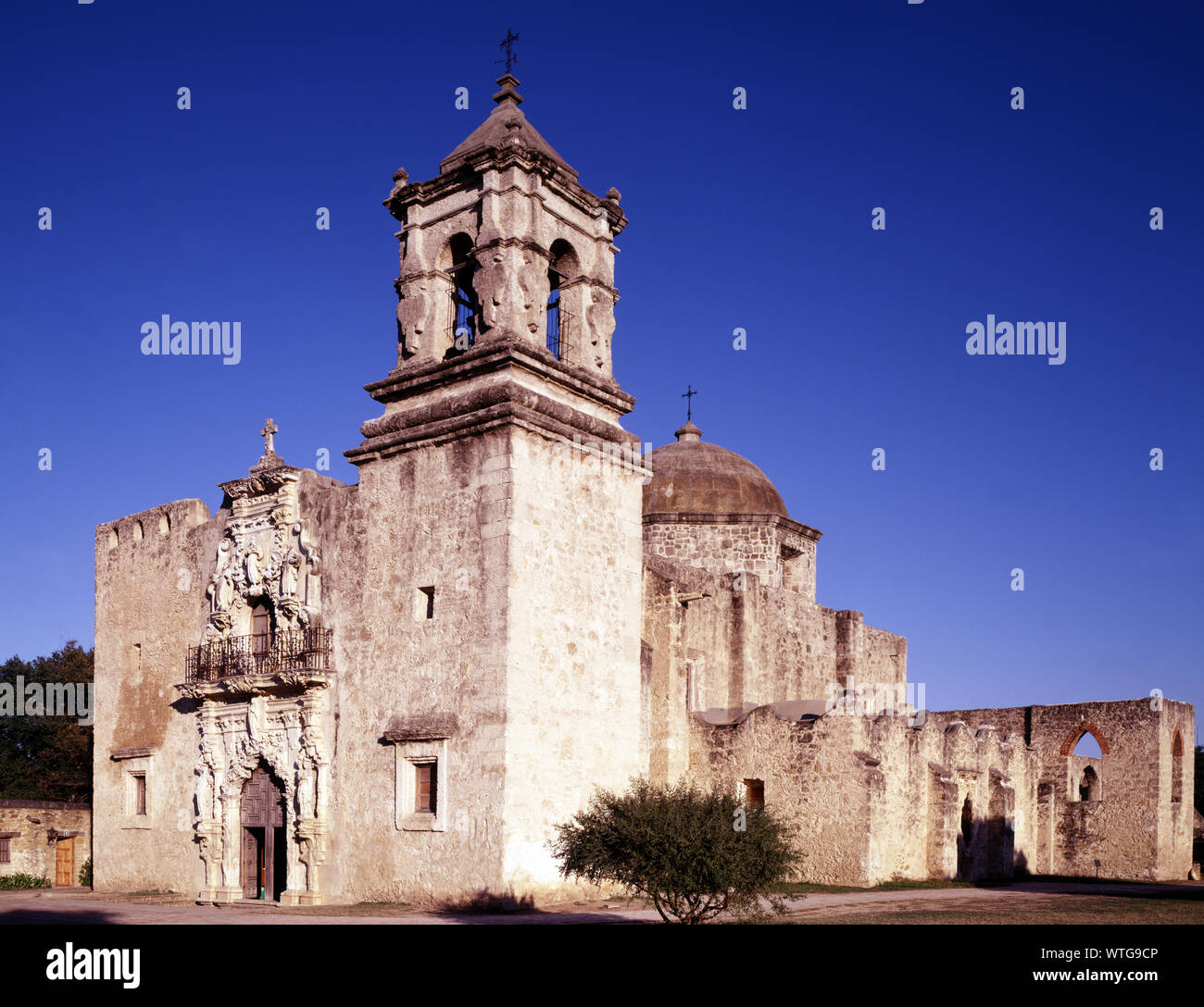Mission San Jose, San Antonio, Texas Stockfoto