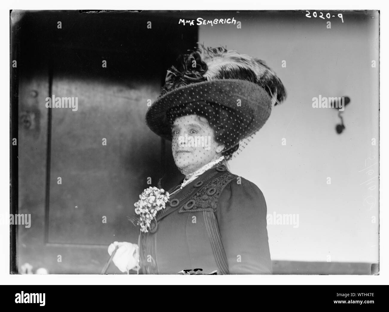 Mme. Sembrich Stockfoto