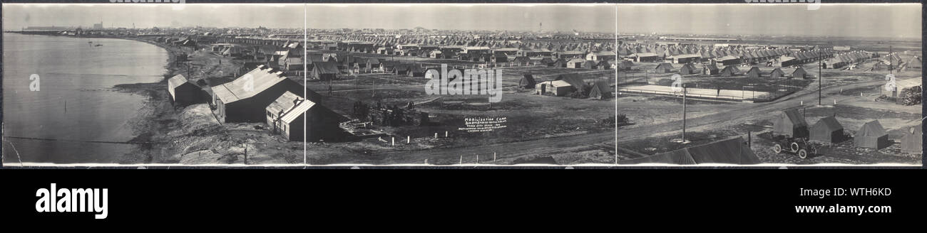 Mobilisierung Camp, 2. Div. (Weniger 5. Brigade und 22 Inf.), Texas City, Texas, 1914; Stockfoto
