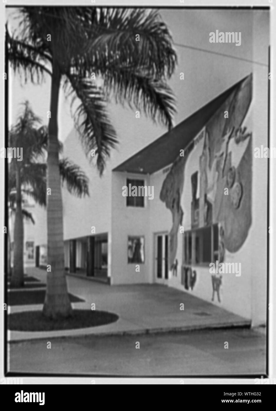 Modernage, Business bei Lincoln und Alton Rd., Miami Beach, Florida. Stockfoto