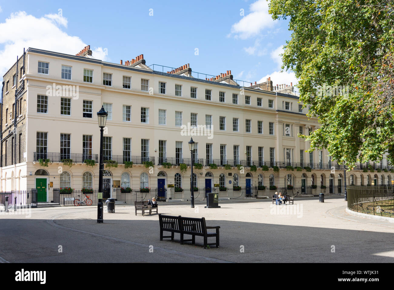 Fitzroy Square, Westminster, London Borough von Camden, Greater London, England, Vereinigtes Königreich Stockfoto