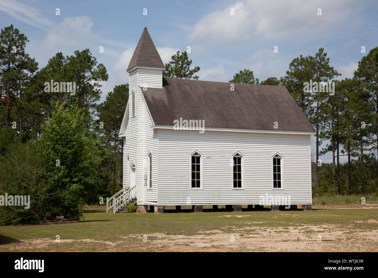 Montpelier methodistische Kirche, Stockton, Alabama Stockfoto